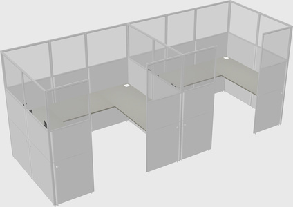 Cabine en u
