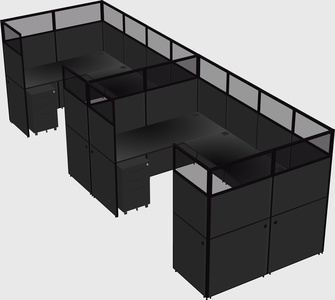 Cabine en u