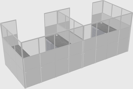 Cabine en u