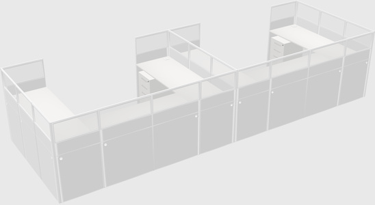 Cabine en u