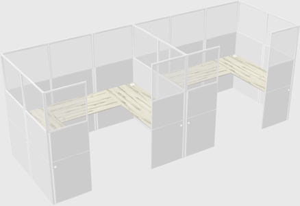 Cabine en u