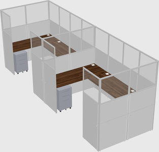 Cabine en u