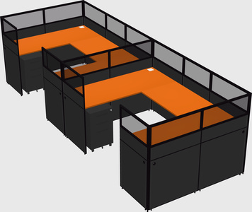 Cabine en u