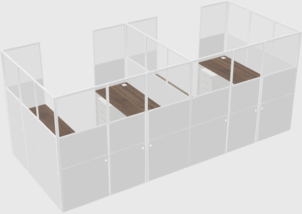Cabine en u