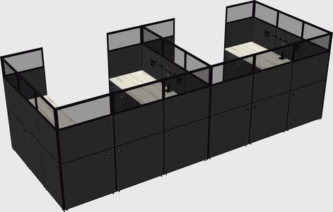 Cabine en u
