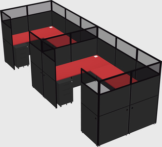 Cabine en u