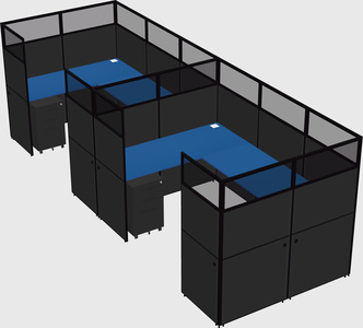 Cabine en u
