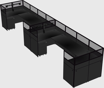 Cabine en u