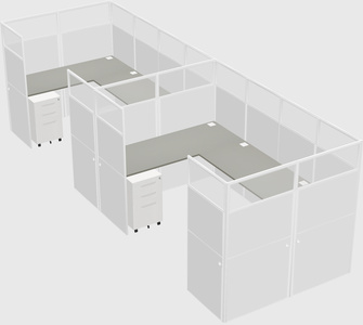 Cabine en u