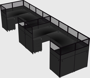Cabine en u