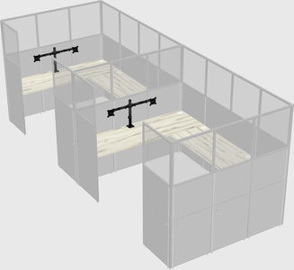 Cabine en u