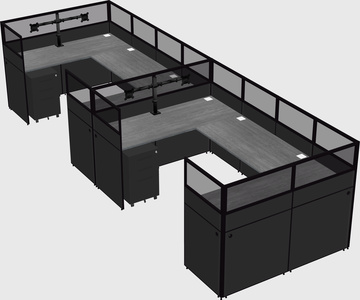 Cabine en u