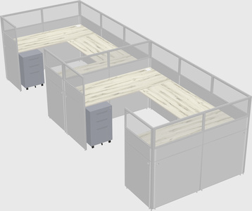 Cabine en u