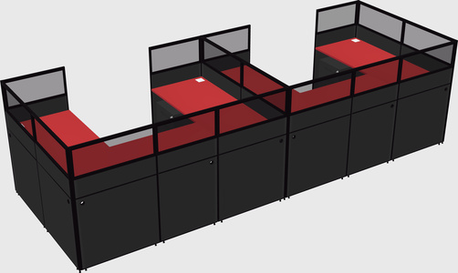 Cabine en u