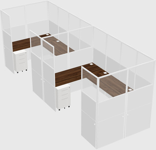 Cabine en u