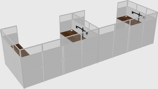 Cabine en u