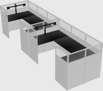 Cabine en u