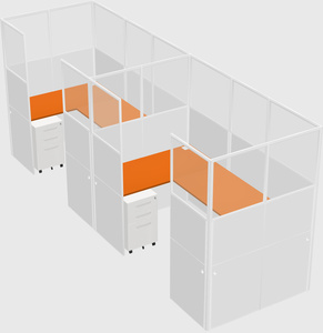 Cabine en u
