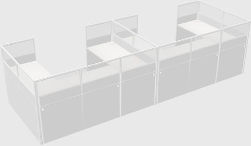 Cabine en u