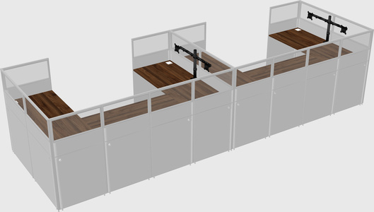 Cabine en u