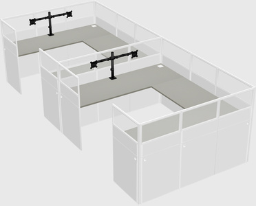 Cabine en u