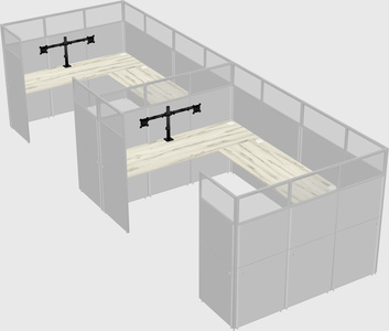 Cabine en u
