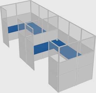 Cabine en u