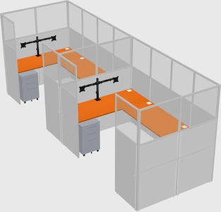 Cabine en u
