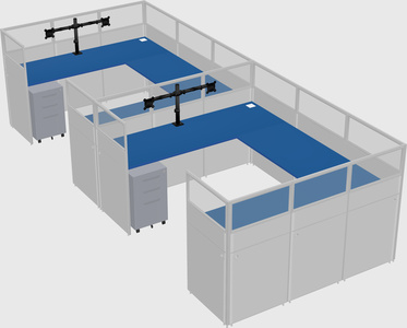 Cabine en u