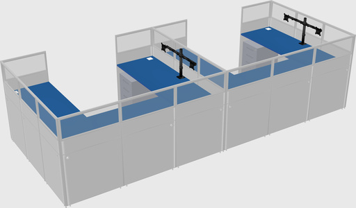 Cabine en u