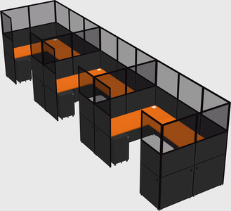 Cabine en u