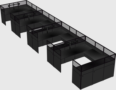 Cabine en u