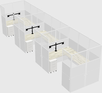 Cabine en u