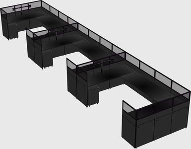 Cabine en u
