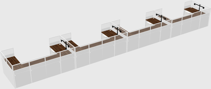 Cabine en u