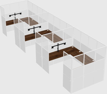 Cabine en u