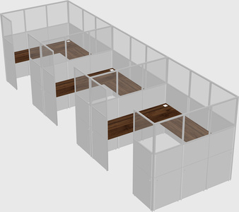 Cabine en u
