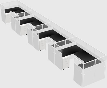 Cabine en u