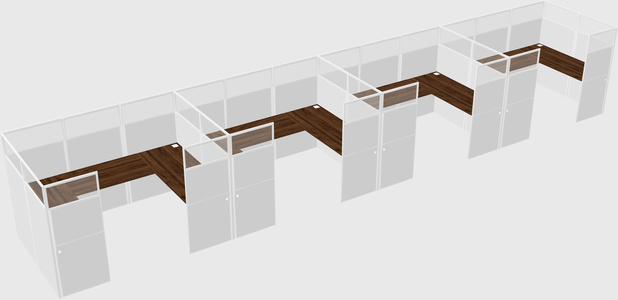 Cabine en u