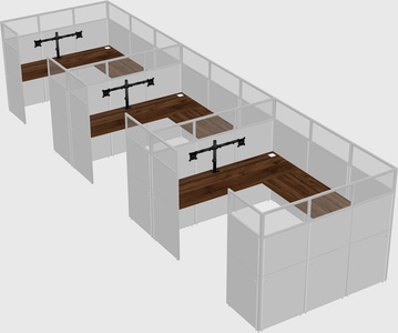 Cabine en u