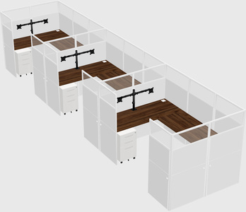Cabine en u