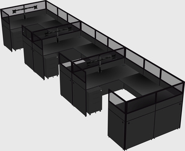 Cabine en u