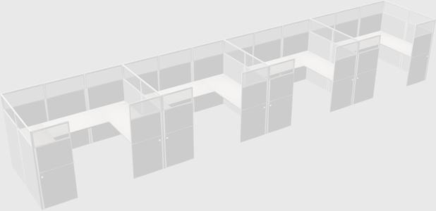 Cabine en u