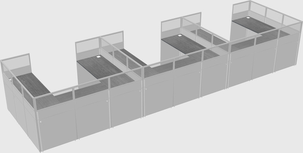 Cabine en u