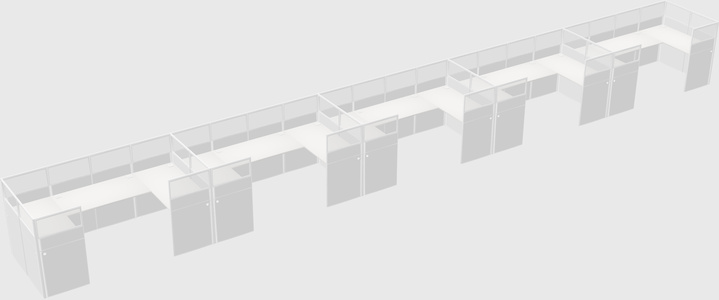 Cabine en u