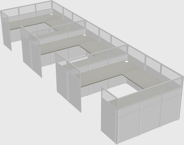 Cabine en u