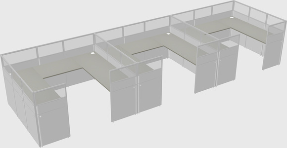 Cabine en u