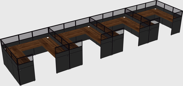 Cabine en u