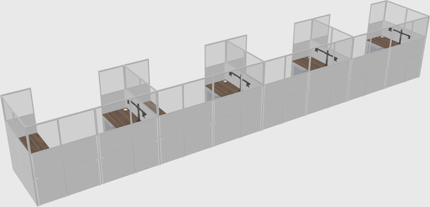 Cabine en u