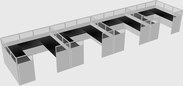 Cabine en u
